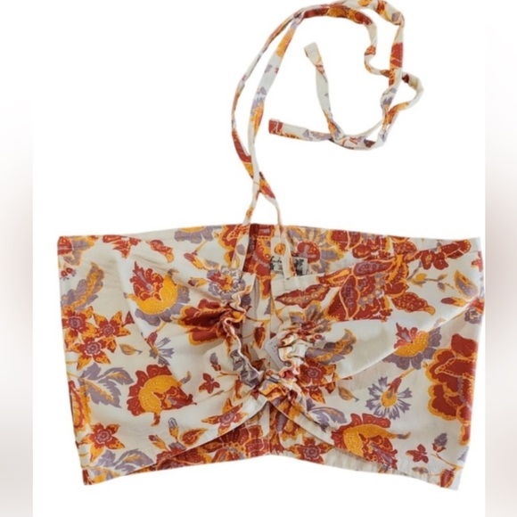 🔥🔥NWT Free People Summer Of Love Bandeau Bralette In Natural - Picture 2 of 5